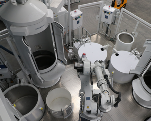 Shellroom system with fluidsed bed installed by VA Technology