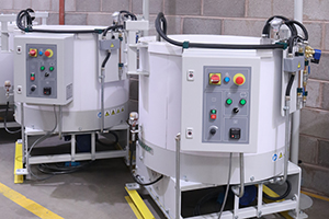 Slurry tank with slurry level sensor VA Technology